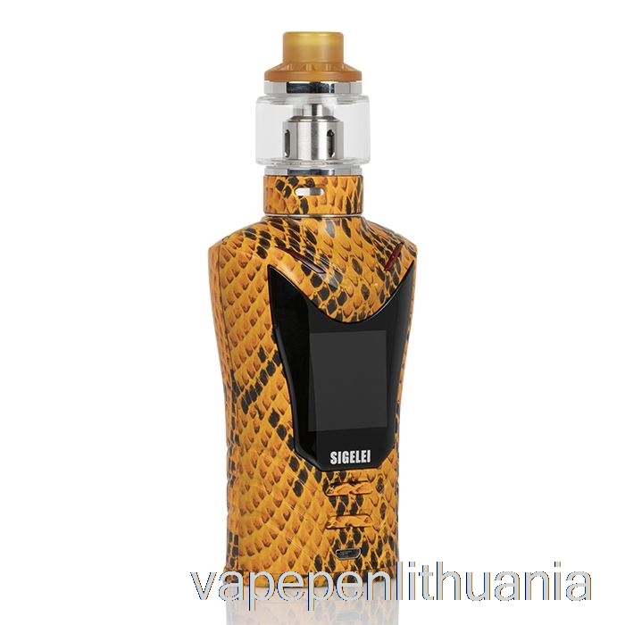 Sigelei Sobra 198w Tc Starter Kit Serpentine Yellow Vape Liquid